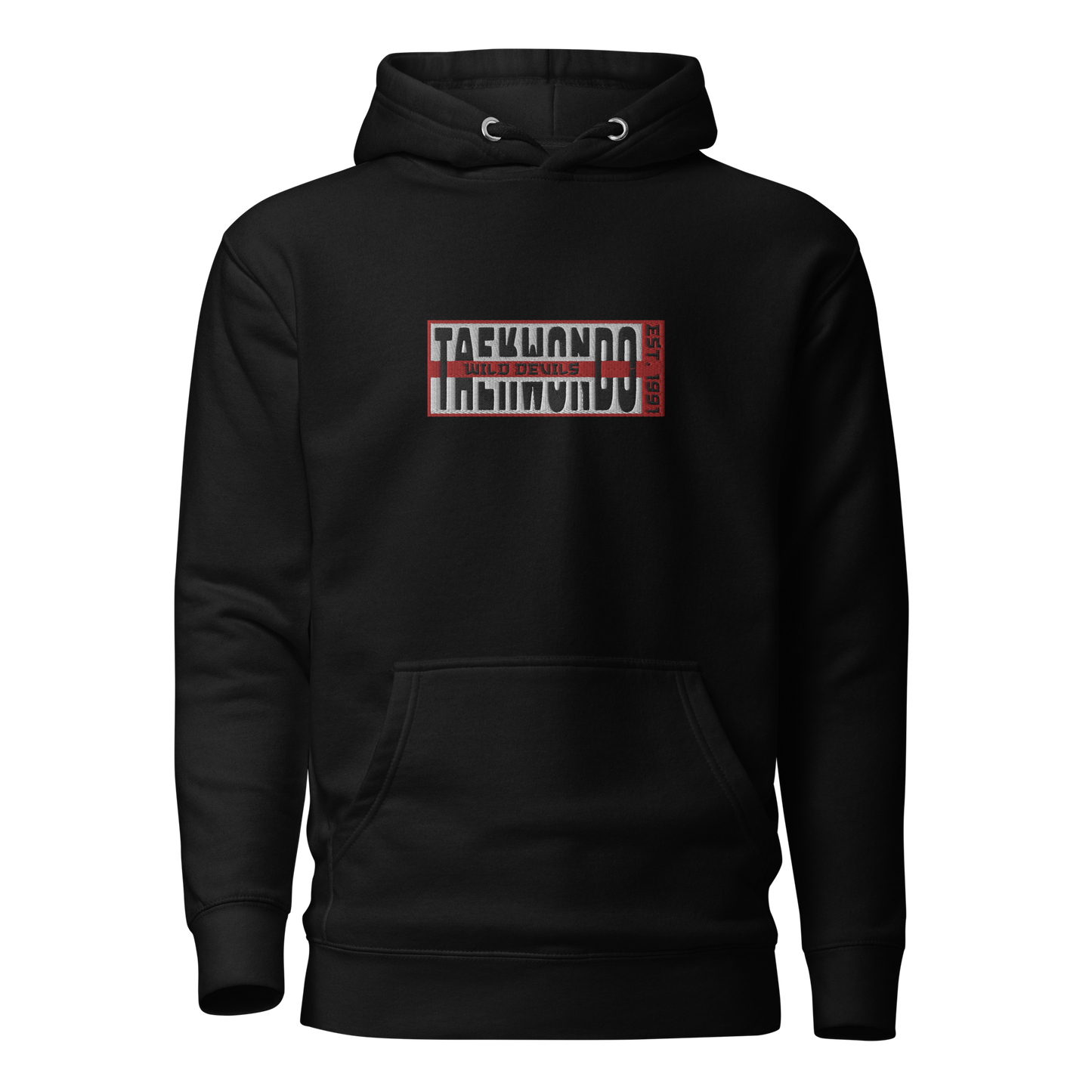 WILD DEVILS - TAEKWONDO - Sticklogo Hoodie