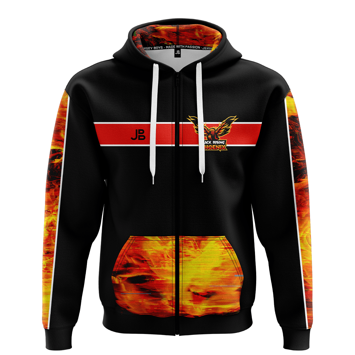 BLACK RISING PHOENIX - Crew Zipper 2020