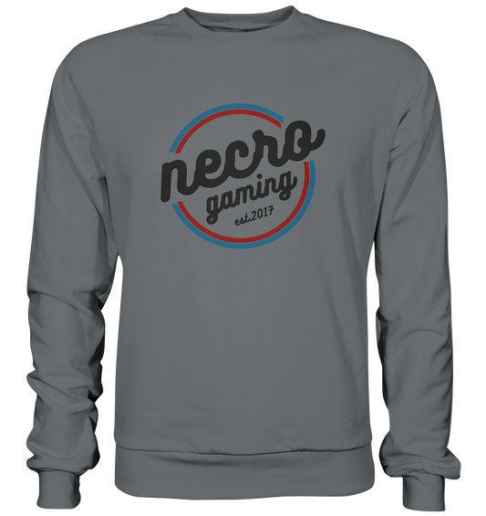 NECRO GAMING - RETRO BLACK - Basic Sweatshirt