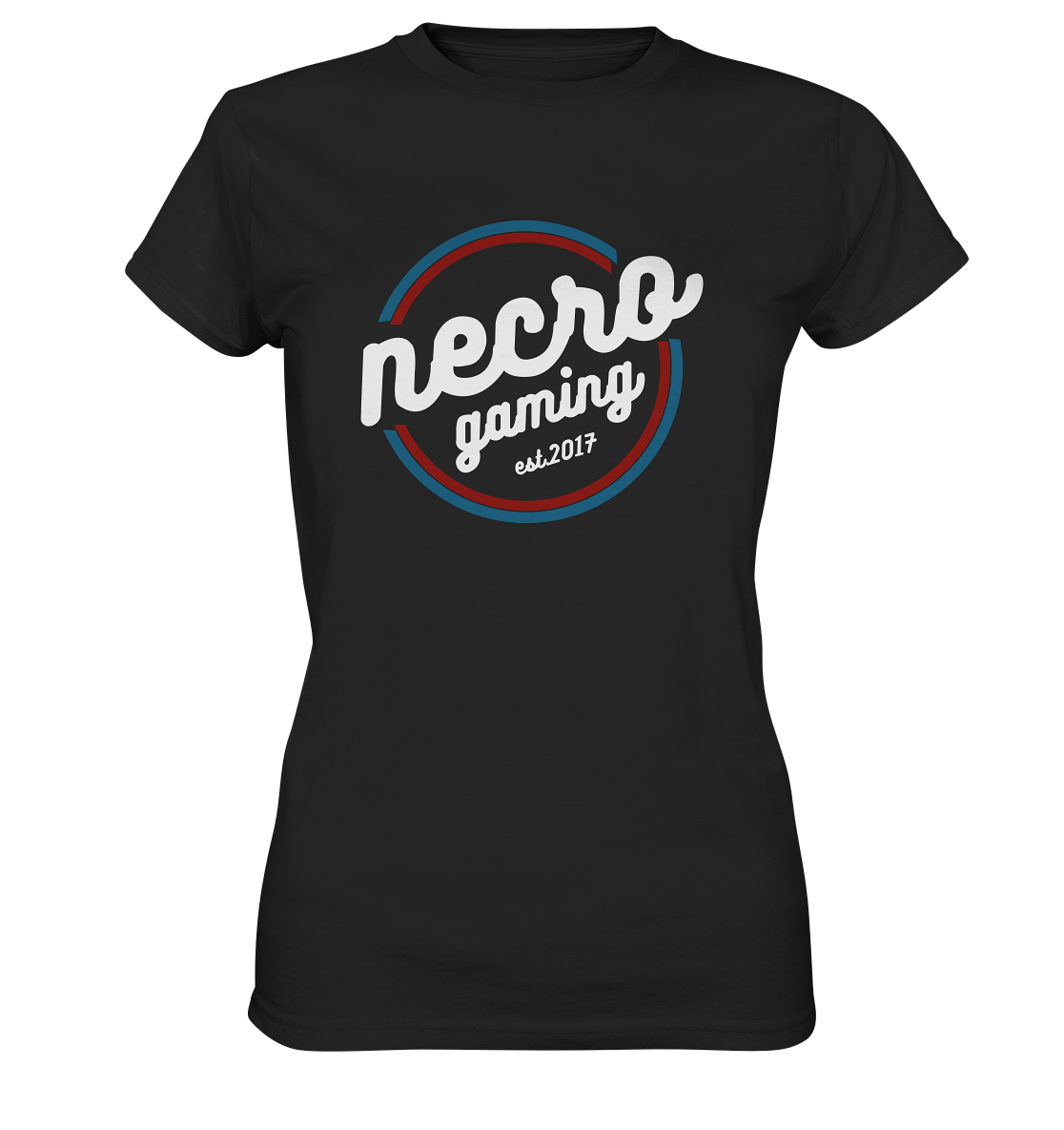 NECRO GAMING - RETRO WHITE - Ladies Basic Shirt