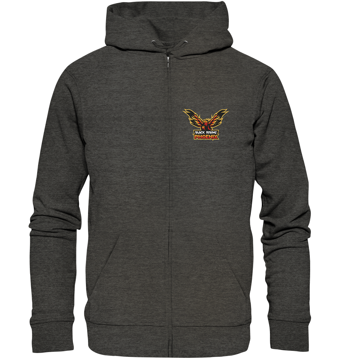 BLACK RISING PHOENIX - Basic Zipper