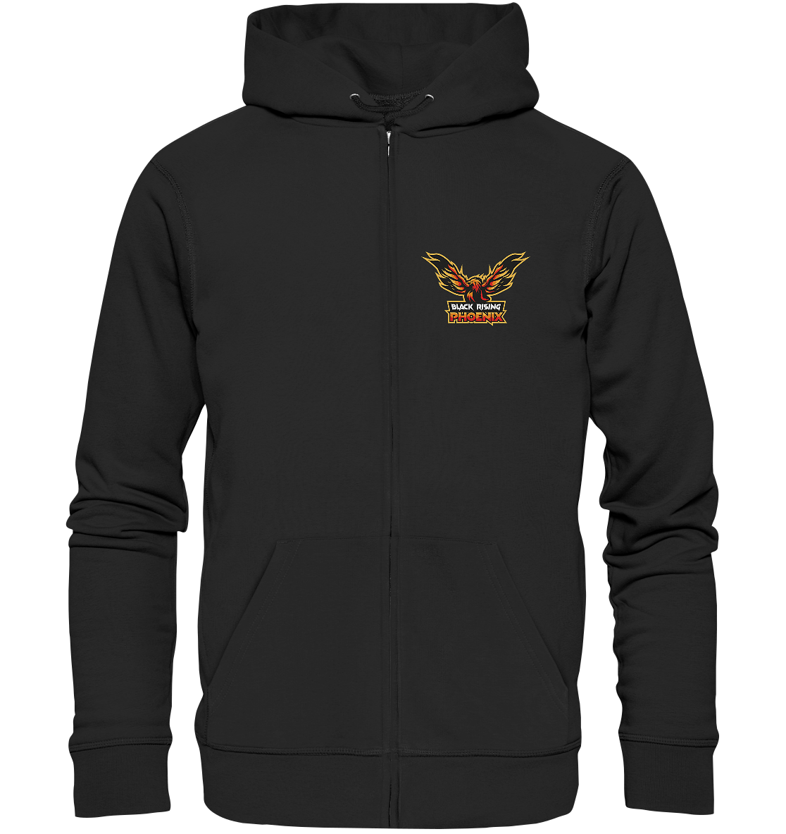 BLACK RISING PHOENIX - Basic Zipper