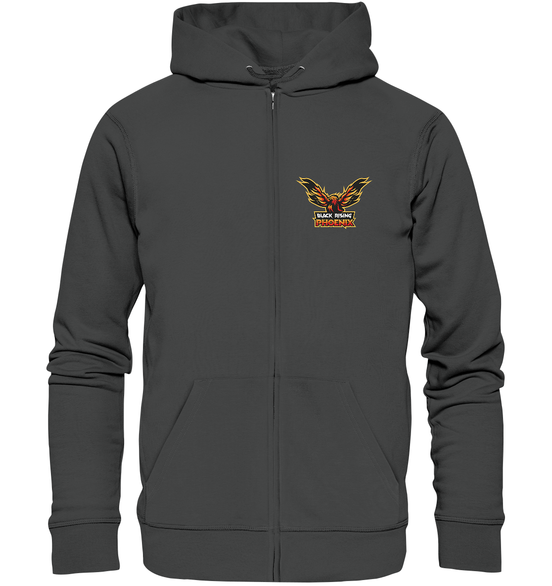 BLACK RISING PHOENIX - Basic Zipper