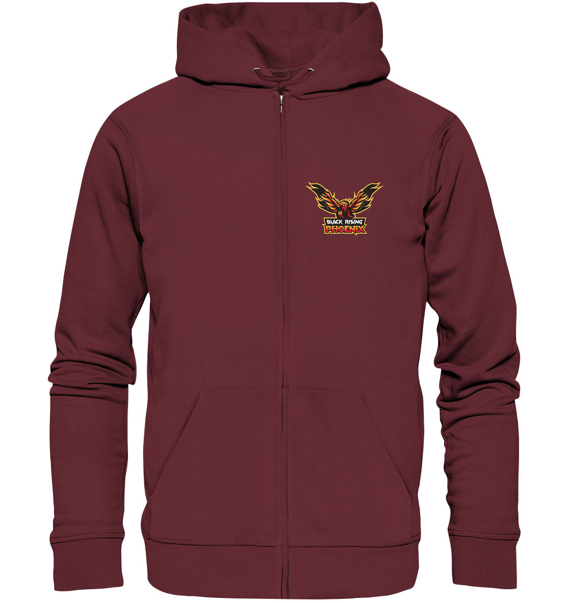 BLACK RISING PHOENIX - Basic Zipper