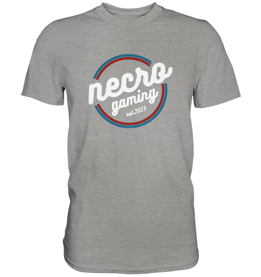NECRO GAMING - RETRO WHITE - Basic Shirt