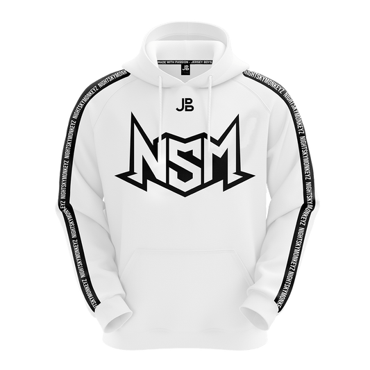 NIGHTSKYMONKEYZ - Crew Hoodie 2021 - White