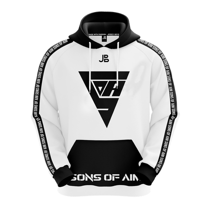 SONS OF AIM - Crew Hoodie 2021 - White