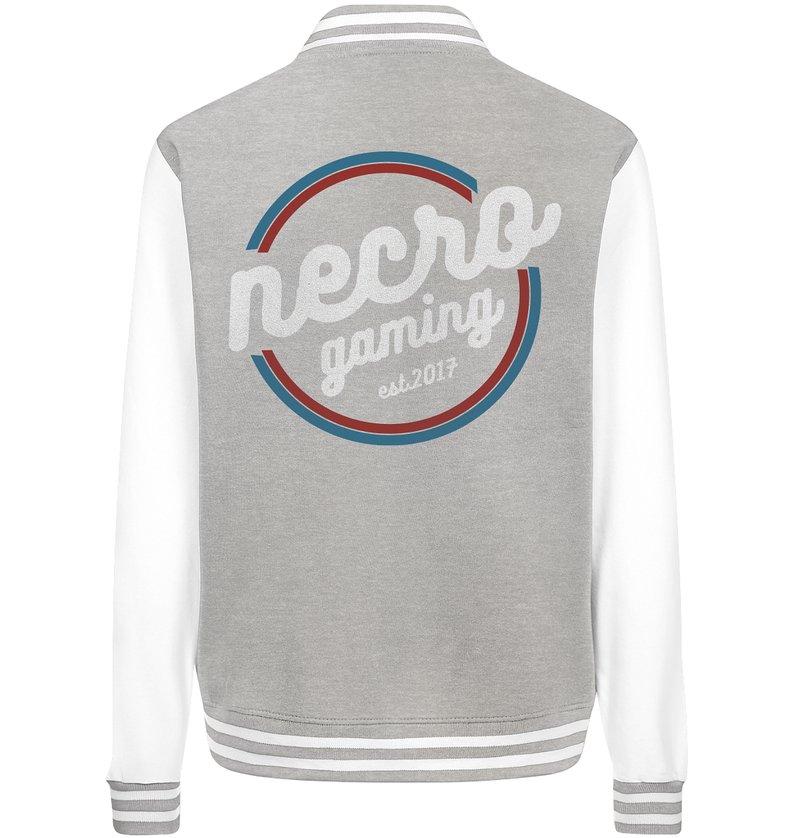 NECRO GAMING - RETRO WHITE - Basic College Jacke