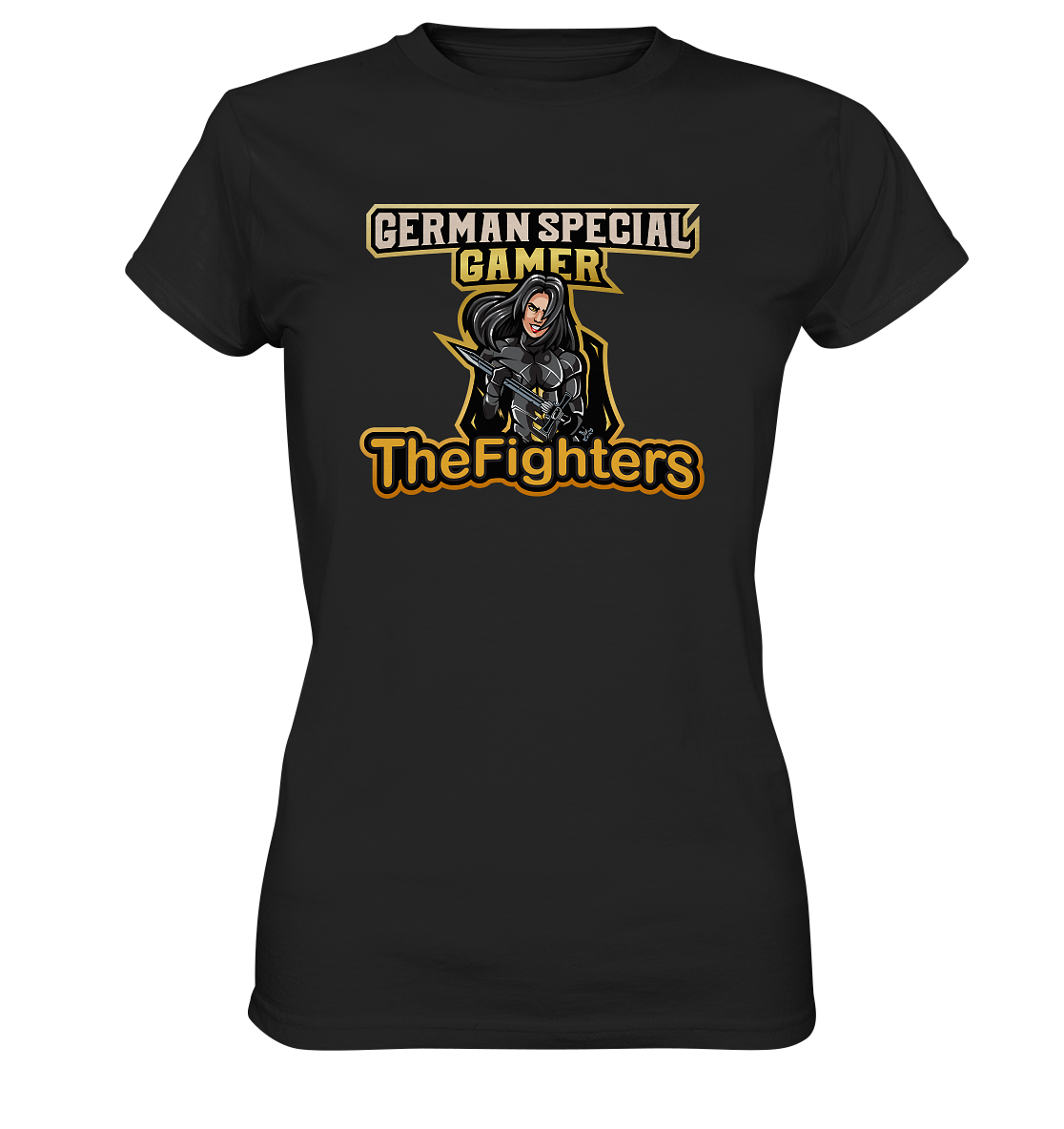 GERMAN SPECIAL GAMER â THE FIGHTERS - Ladies Basic Shirt