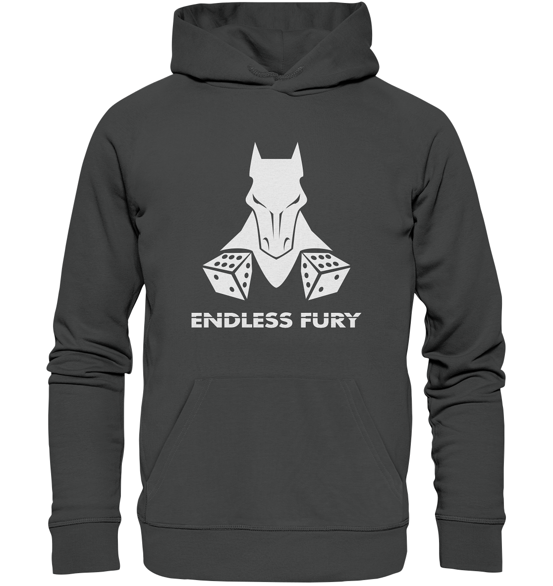 ENDLESS FURY WHITE -  Basic Hoodie