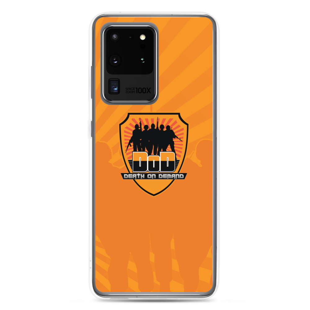 DEATH ON DEMAND - Samsung® Handyhülle Orange Icon