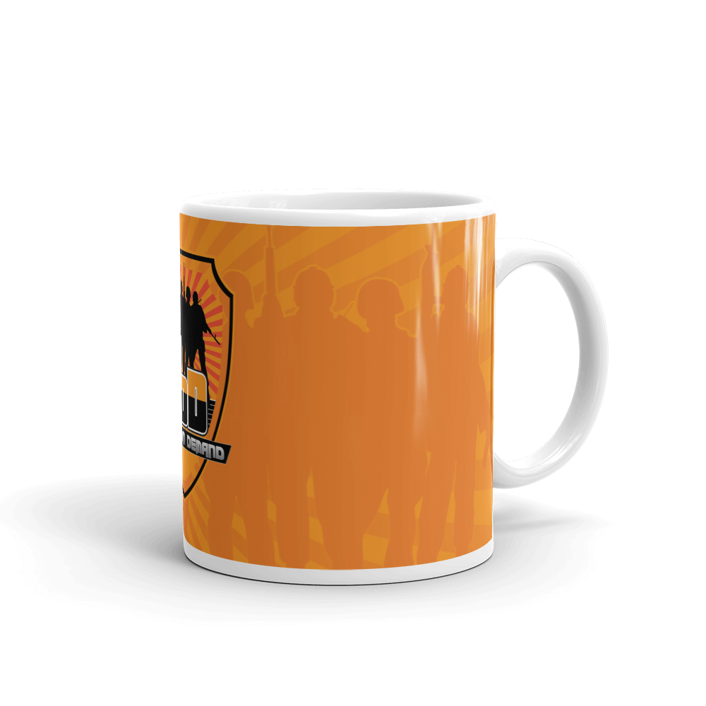 DEATH ON DEMAND -Tasse Orange Icon